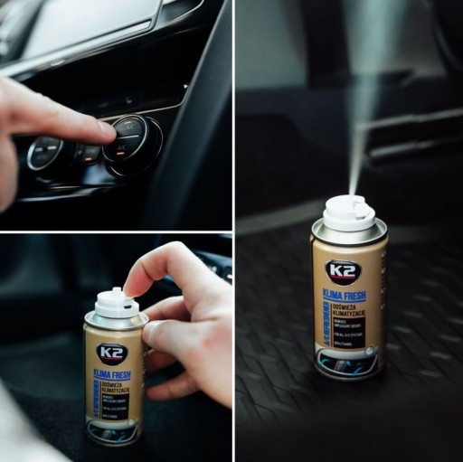 K2 Klima Fresh Lemon osviežovač klimatizácie 150ml
