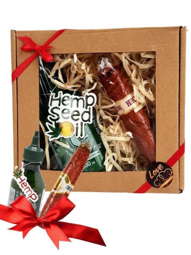 Valentínsky darček pre neho Čokoládová cigara Sriracha s konopou k narodeninám