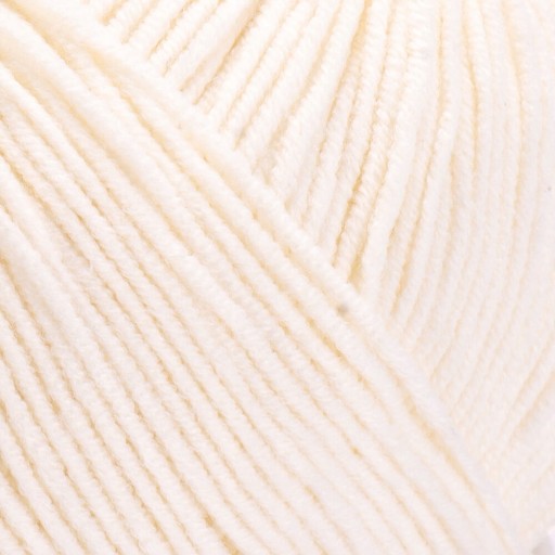 YarnArt Jeans krémová priadza 03 ecru 50g/160m