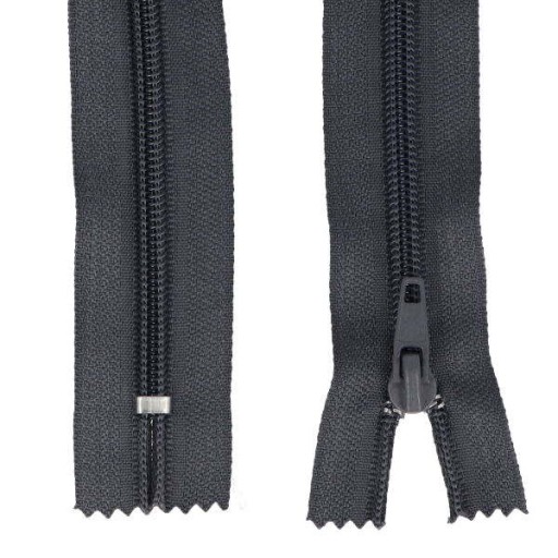 ŠPIRÁLOVÝ Zips #5 - 16 CM - GRAFIT