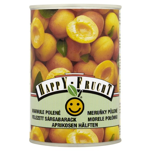 Happy Frucht Polovičky marhúľ 410 g