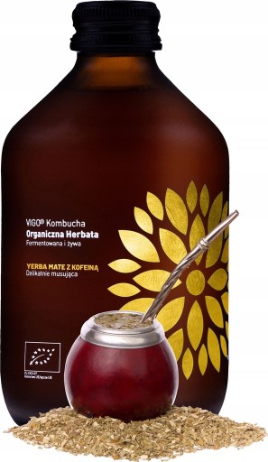 VIGO KOMBUCHA YERBA MATE KOFEÍN 330ml NÁPOJ
