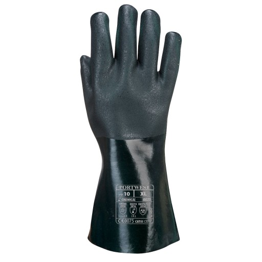 Chemické rukavice z PVC Jersey 35 cm PORTWEST A835 XXL