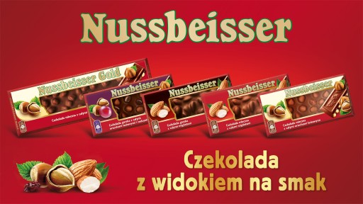 Nussbeisser mliečna čokoláda s orechmi 220 g