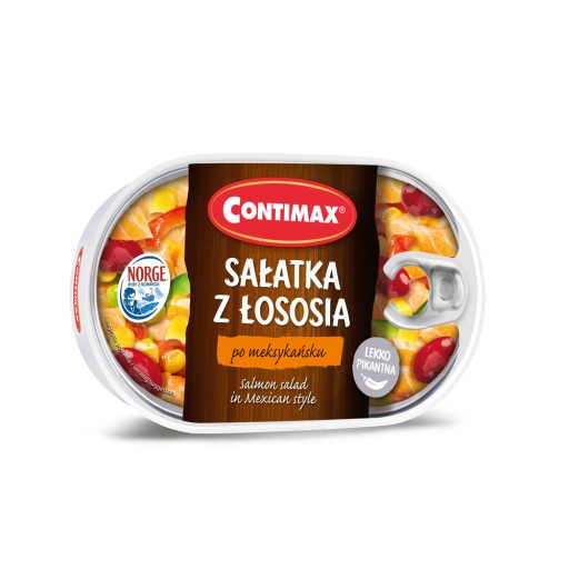 Mexický lososový šalát 170g Contimax