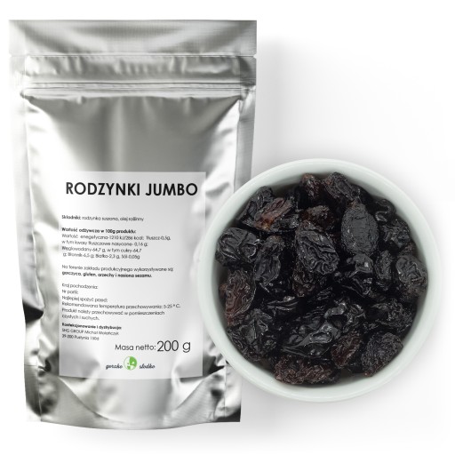 JUMBO RAISINS lahodné sladké 200g