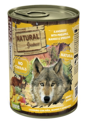 PRÍRODNÁ VEĽKOSŤ KANGUR KANGARO VLHKÉ KRMIVO 400G