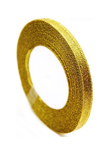 STUHA GLITROVÁ 6mm, LESKLÁ ZLATÁ STUHA