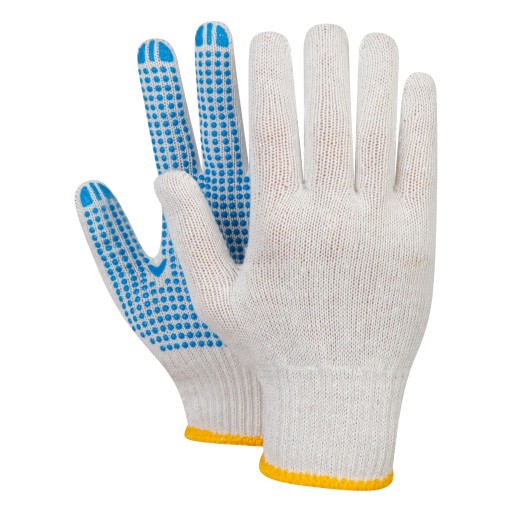 OCHRANNÉ PRACOVNÉ RUKAVICE škvrnité pletené PROOF KNIT BODKA SILNÁ R.9 1 PÁR