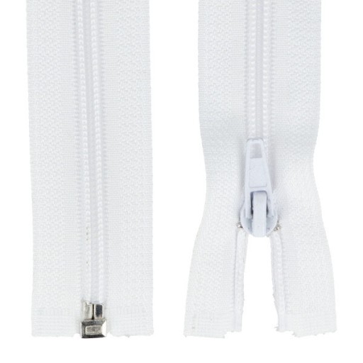 ŠPIRÁLOVÝ Zips #5 - 85 CM - BIELY