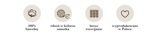 Mia Mote Bavlnená šnúrka pre makramé, 5mm, 50m