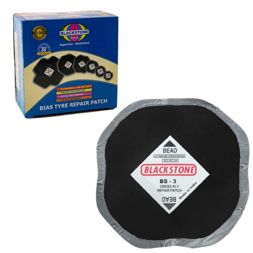 Opravná vložka do diagonálnych pneumatík BS 3 115x115mm BLACKSTONE