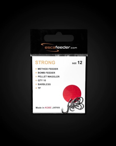 Háčiky bez protihrotu ESCA FEEDER STRONG pre METHOD FEEDER veľkosť 10