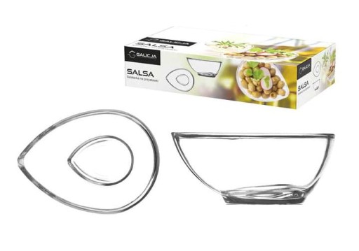 ŠALÁTOVÁ MISKA POHÁR NA predjedlá omáčky dipy SALSA 11,5*5CM