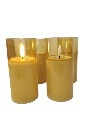 LED sviečky 13,5 cm sviečka v puzdre, LED vložky do sviečok SL8817