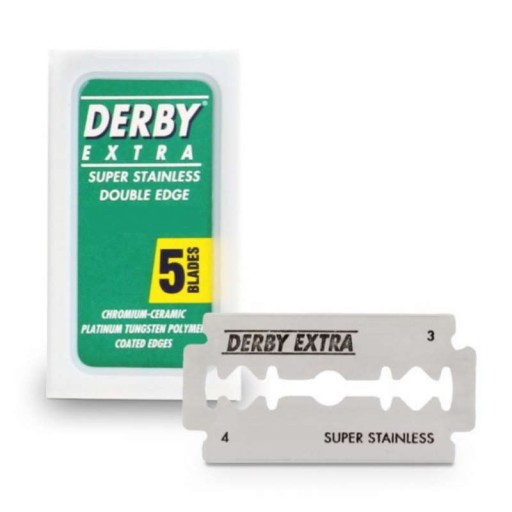 Žiletky Derby EXTRA, celé, 5 ks.