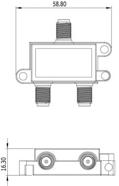 INVERTO 1/2 SPLITTER 5-2400 MHz ref. 5389