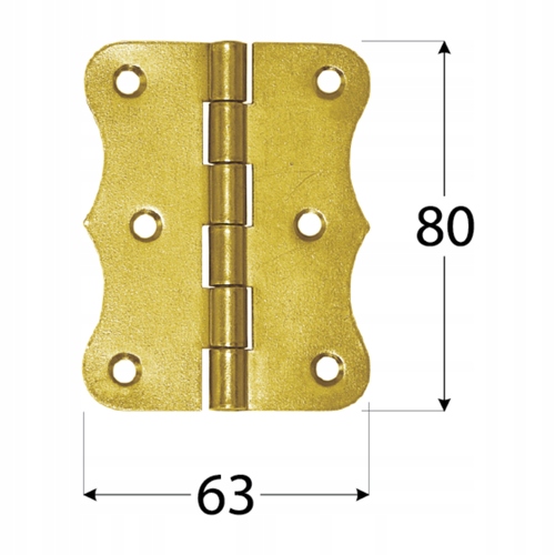 Zlatý pánt 80x63x1,5 ZO80ZNZ