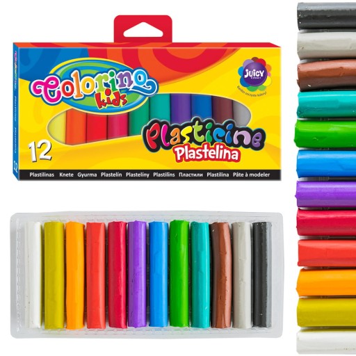 COLORINO FRESH SCHOOL Plastelína 12 FAREB