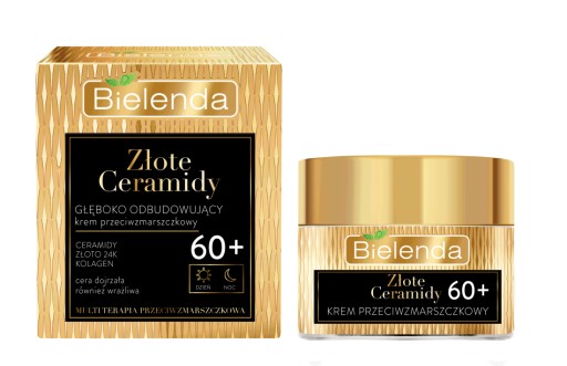 BIELENDA Krém na tvár GOLDEN CERAMIDY 60+ 50 ml