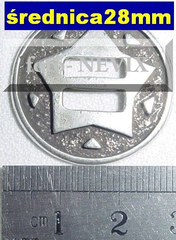 CONCHO ROUND 28mm gombička starostrieborná WESTERN vesta čapky