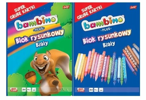 BLOK A4 BAMBINO HRUBÝ PAPIER 100g/m2