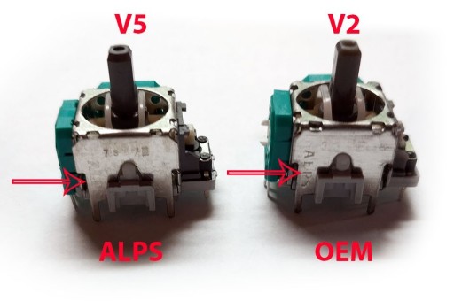 Originálny analógový ovládač série Xbox V12 3D ALPS