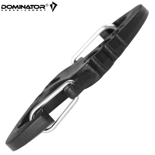 DOMINATOR OBOJSTRANNÁ KARABÍNA typ S-HÁK, ČIERNA