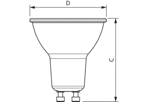CORE PRO LED SPOT MV ŽIAROVKA 5W 550lm GU10 6500K 120° PHILIPS