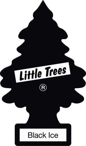 Vianočný stromček do auta s vôňou Black Ice Little Trees 3PAK