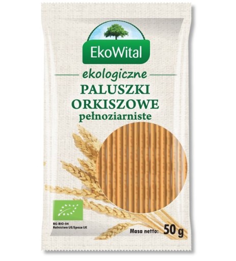 Bio celozrnné špaldové tyčinky 50g EkoWital