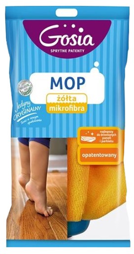 Mop z mikrovlákna Gosia žltý