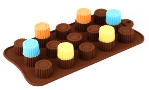 Silikónová forma na pralinky, želé, zmrzlinu, čokoládu
