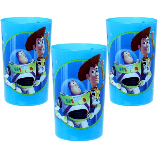 Plastové poháre pre deti 240ml, 3 ks. Príbeh hračiek