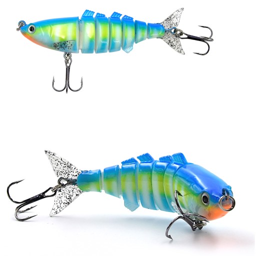 WOBLER na šťuky, zlomený, potápavý, 11 cm, 26 g
