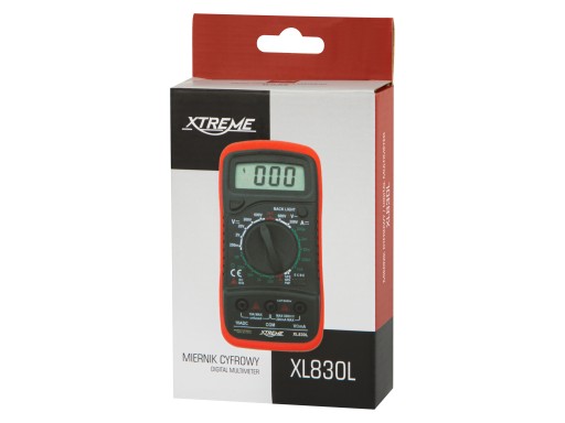 PROFESIONÁLNY DIGITÁLNY MULTIMETER PRÚDU S PODSVIETENÍM LCD