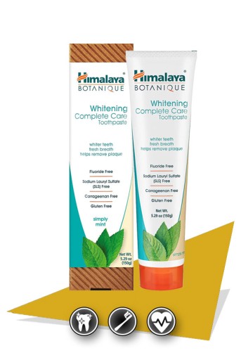 Himalaya Botanique Bieliaca zubná pasta s príchuťou mäty bez fluoridu 150g