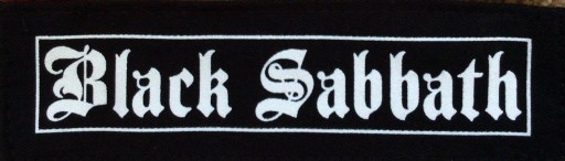 BLACK SABBATH (373) hard heavy rock Ozzy patch