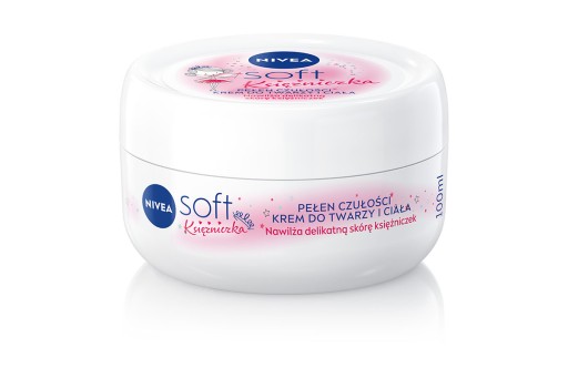 NIVEA SOFT Princess telový krém na tvár 100ml