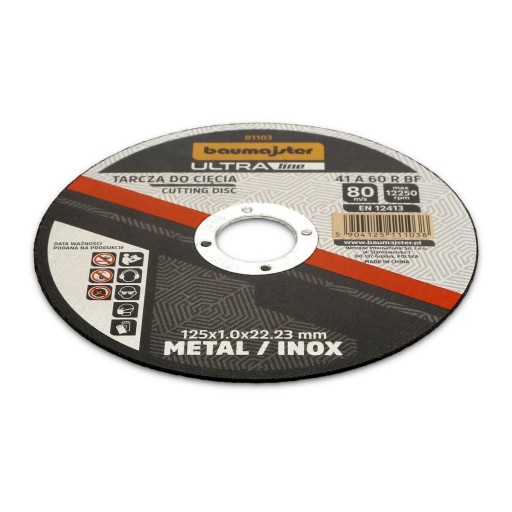 Baumajster rezací kotúč na kov 22,2x125 mm