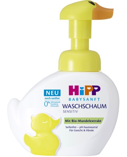 Hipp Baby Sanft penové umývanie na tvár a ruky 250 ml