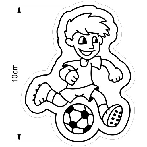 Vykrajovačka na sušienky Sport Footballer 1 10cm