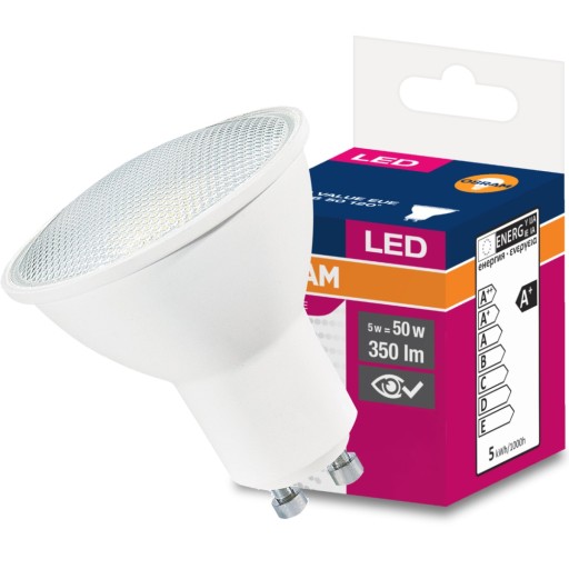 OSRAM HALOGEN LED žiarovka GU10 4,5W = 35W 4000K