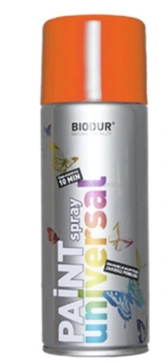 Oranžový sprej RAL 2004 400ml Biodur