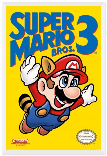 Super Mario Bros 3 NES Krycí plagát 61x91,5 cm