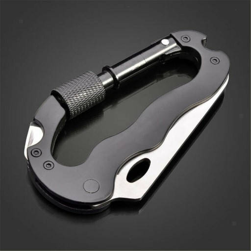 MULTITOOL OSTRÝ KARABÍNOVÝ Nôž 6V1 PREŽITIE