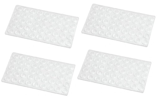 NÁRAZNÍKY SILIKÓNOVÉ NÁRAZNÍKY 4x 50 KS. 7 x 1,5 mm