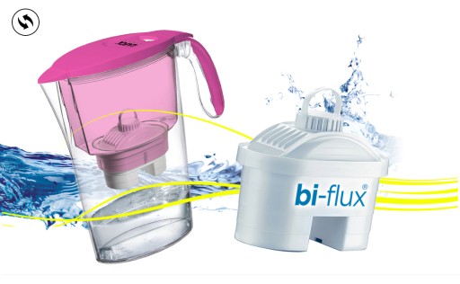 FILTRAČNÁ KONVIČKA NA VODU + 1x BI-FLUX LAICA ČÍRA NÁPLŇ 2,3L
