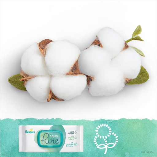 Vlhčené obrúsky Pampers Aqua Pure