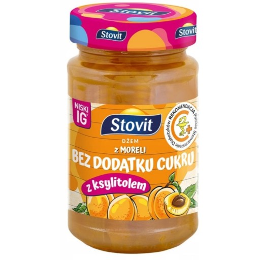 Marhuľový džem sladený xylitolom Stovit 250g